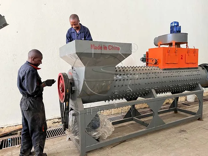 label remover machine installation